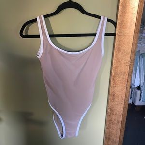 Swimsuit lain snow